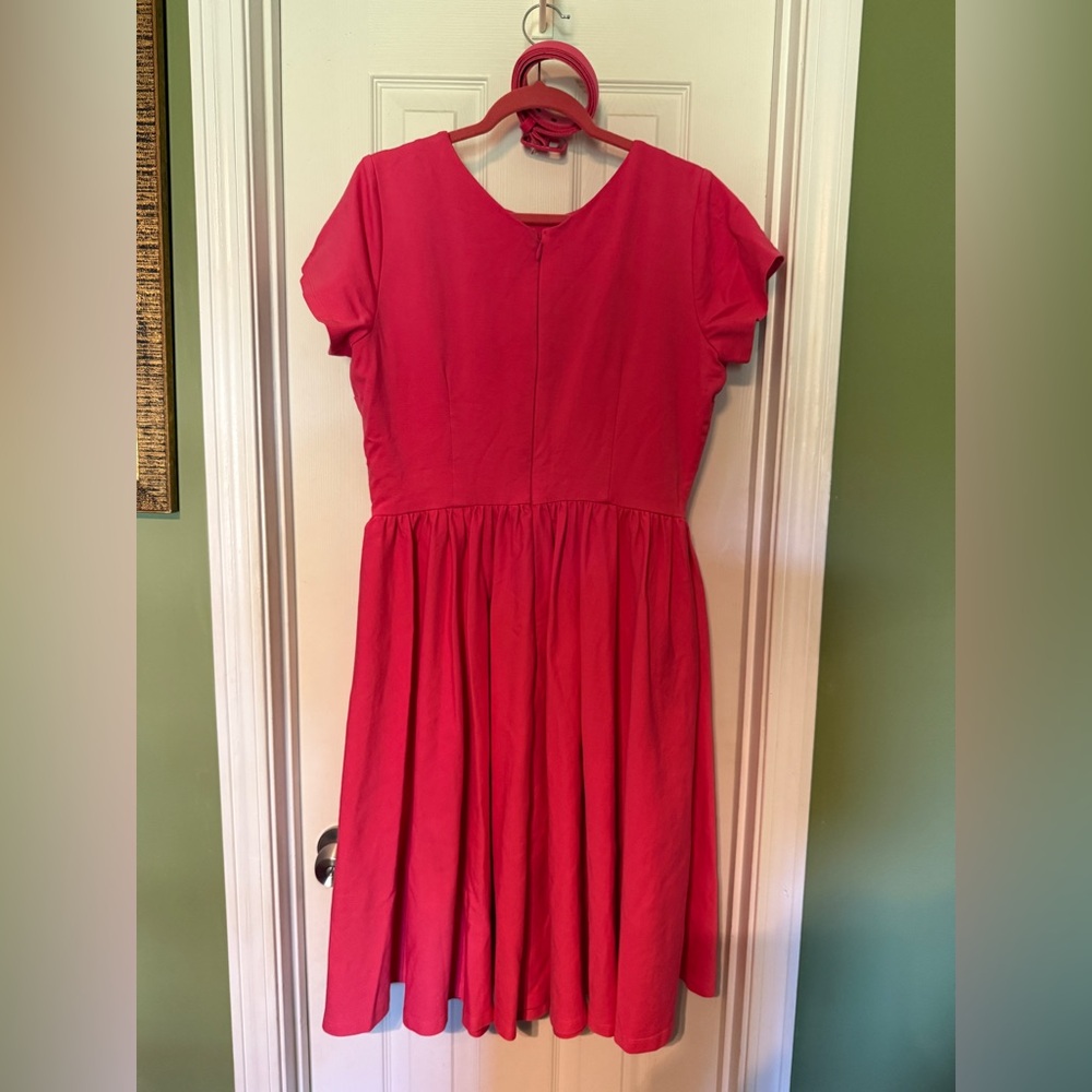 Vixen by Micheline Pitt Pink Avon Dress - XL - Picture 7 of 9
